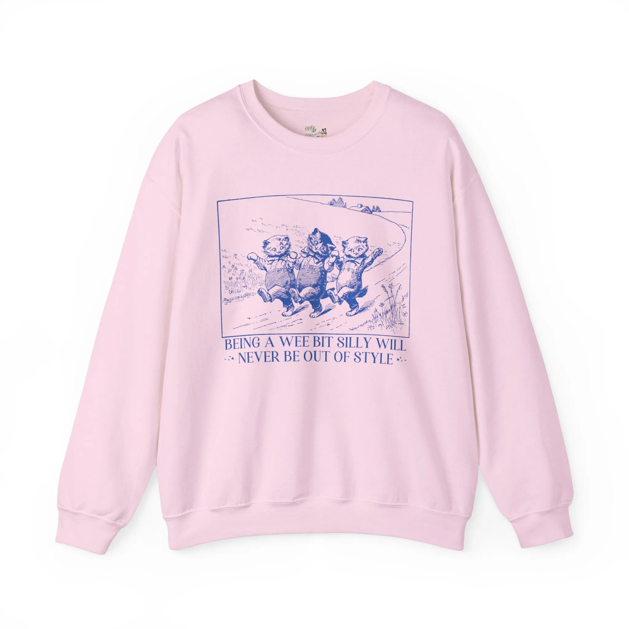 A Wee Bit Silly Cat Sweatshirt
