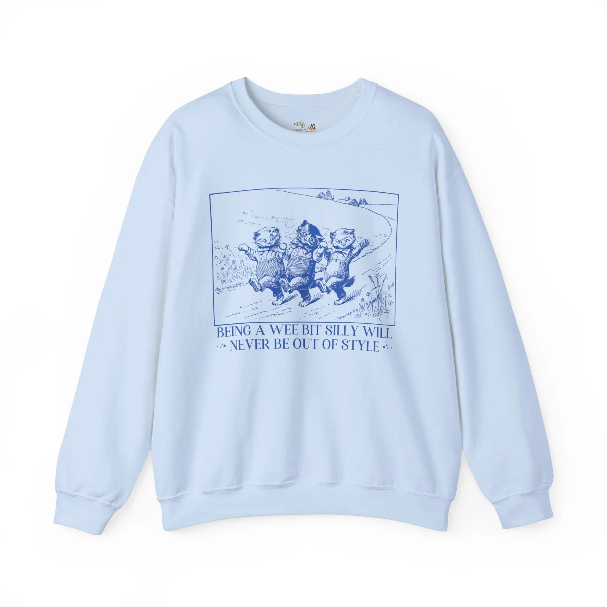 A Wee Bit Silly Cat Sweatshirt