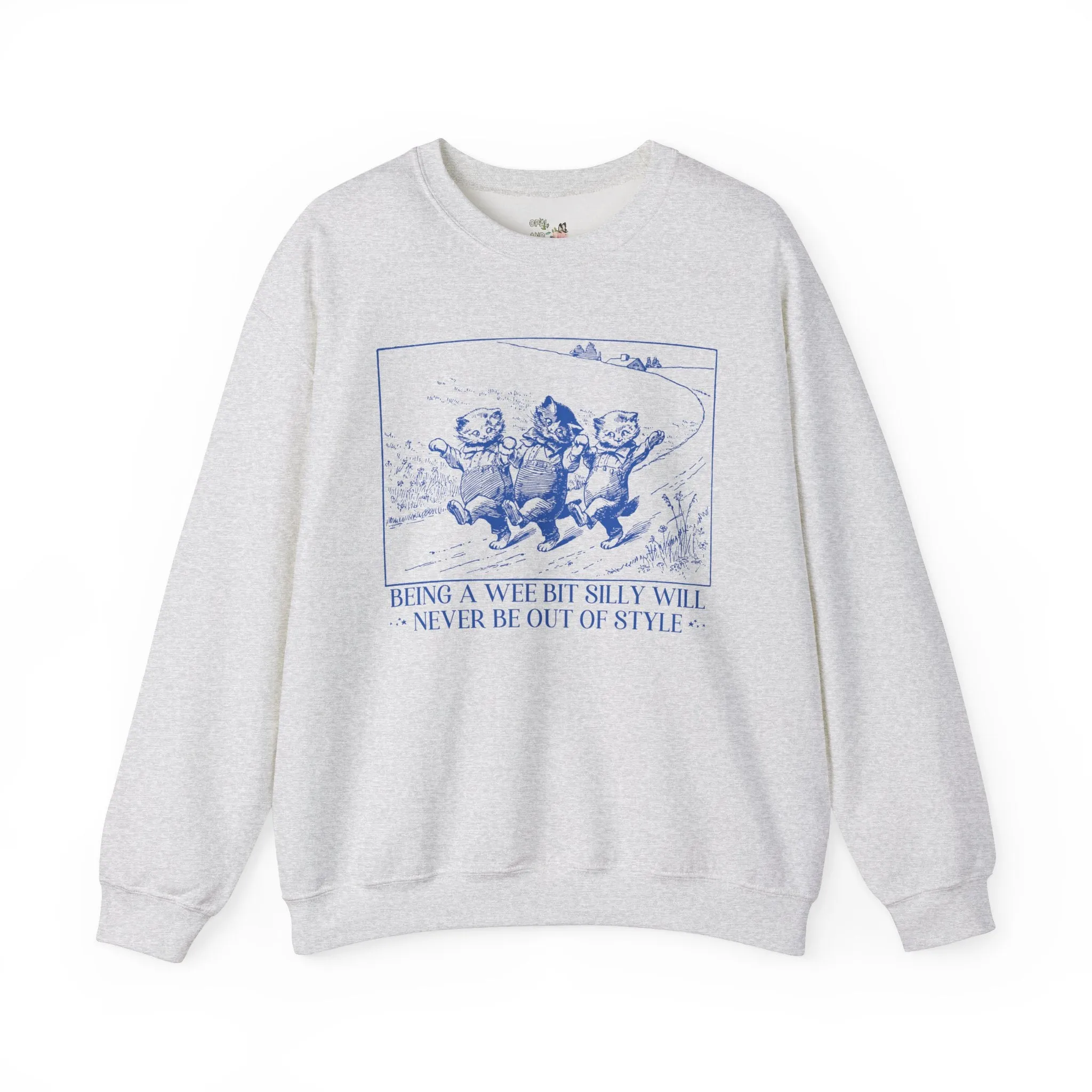 A Wee Bit Silly Cat Sweatshirt