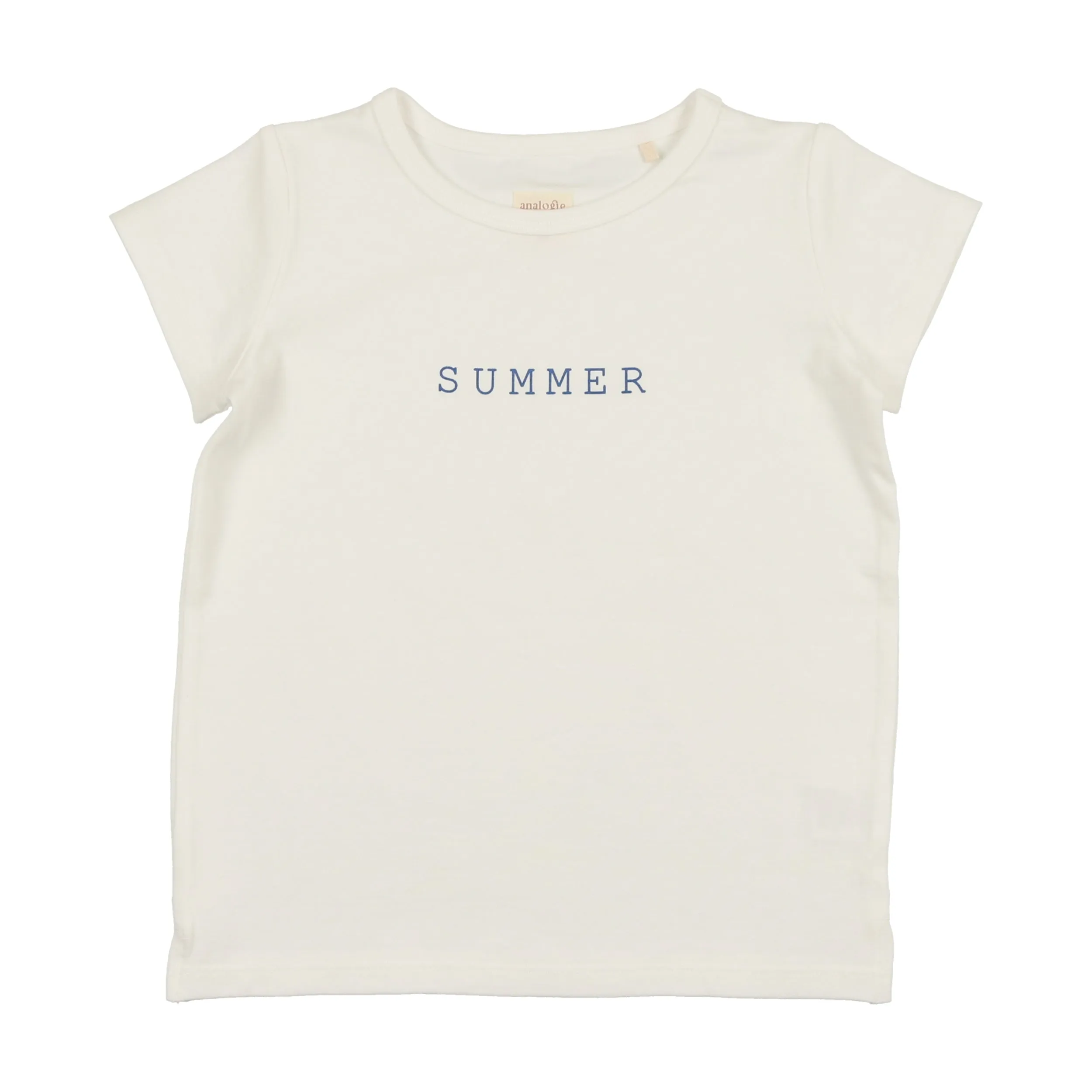 Analogie By Lil Legs Summer Tee White