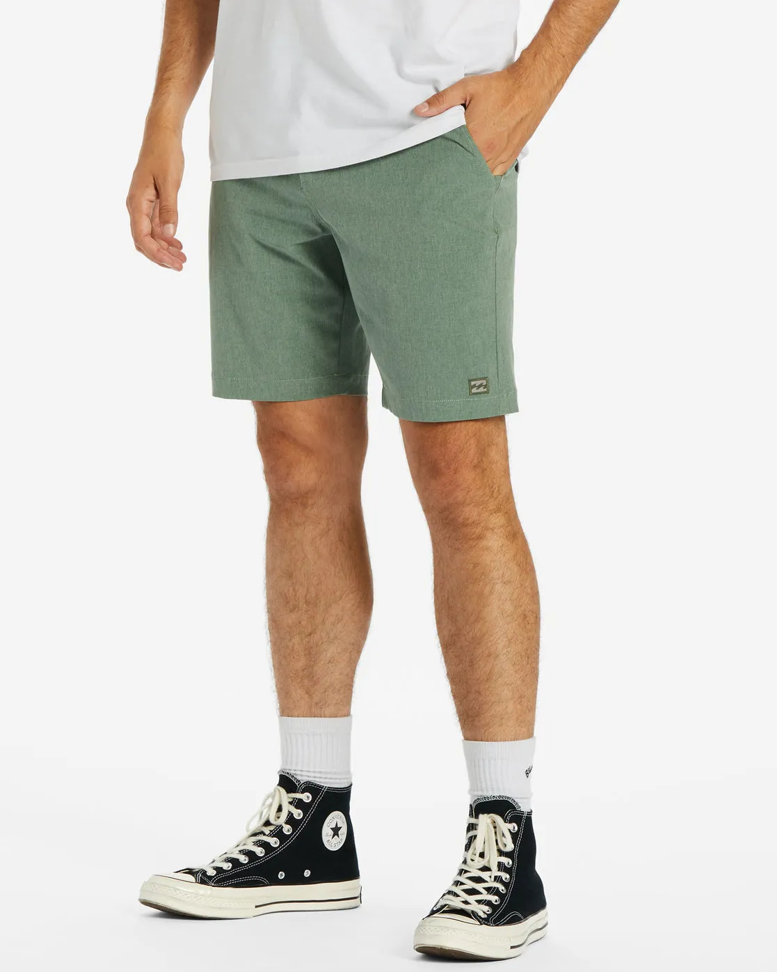 Billabong Crossfire Mid Submersible Shorts 19" - Sage