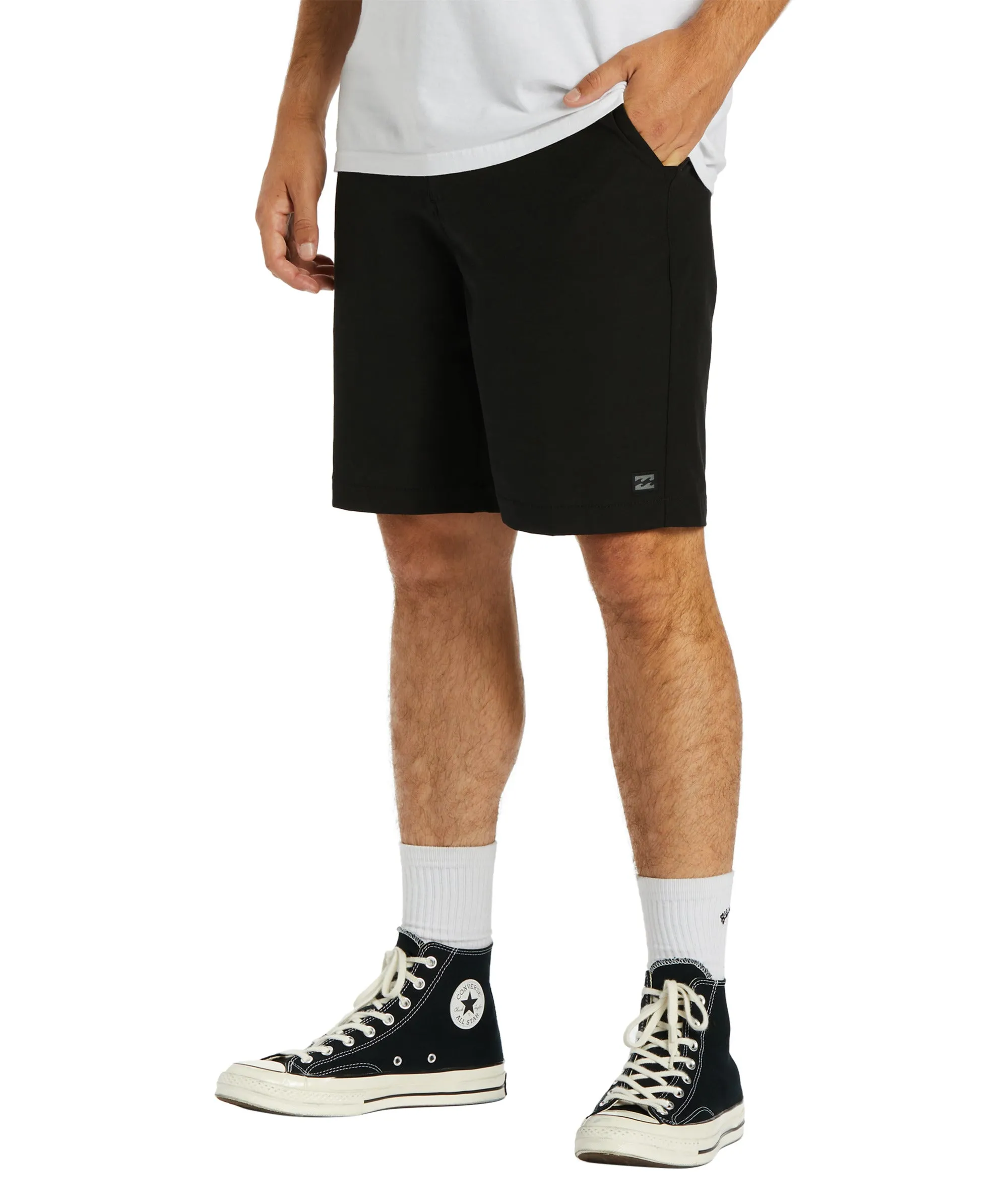 Billabong Mens Crossfire Solid 20" Submersible Walk Shorts