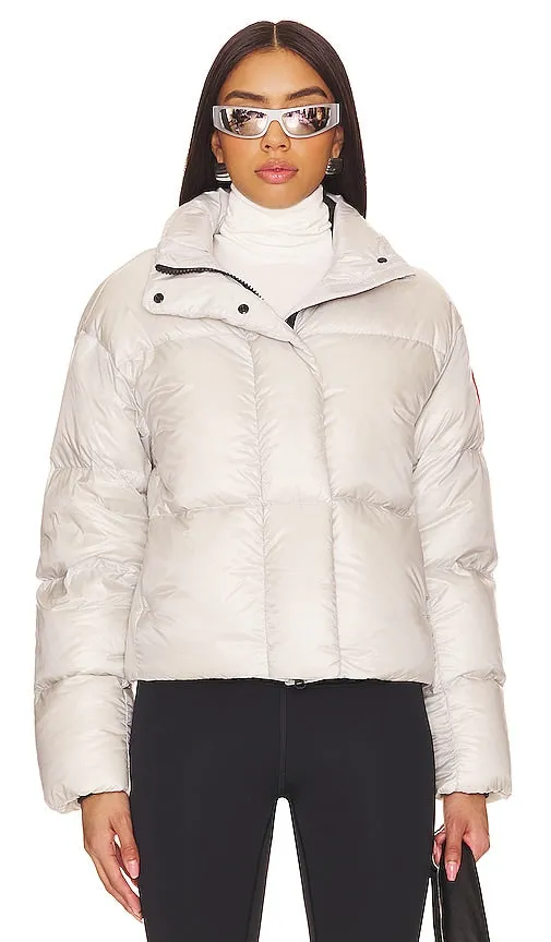 Canada Goose Cypress Cropped Puffer in Grey