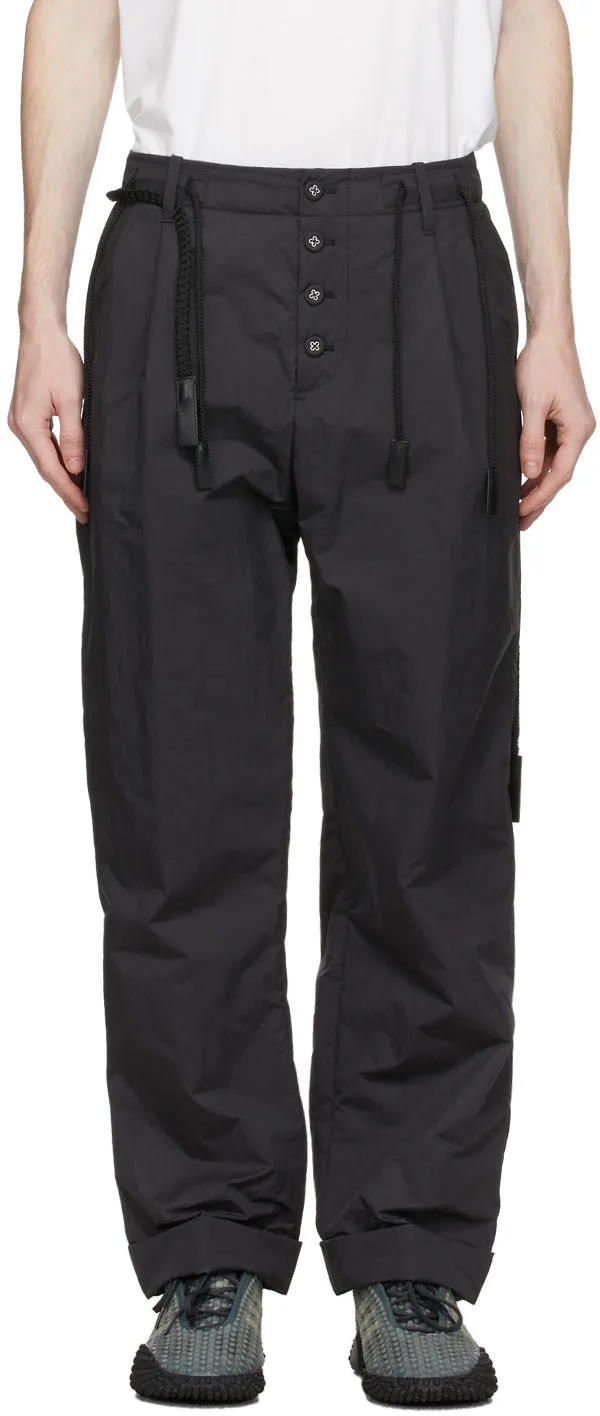 Craig Green Black Fold Trousers