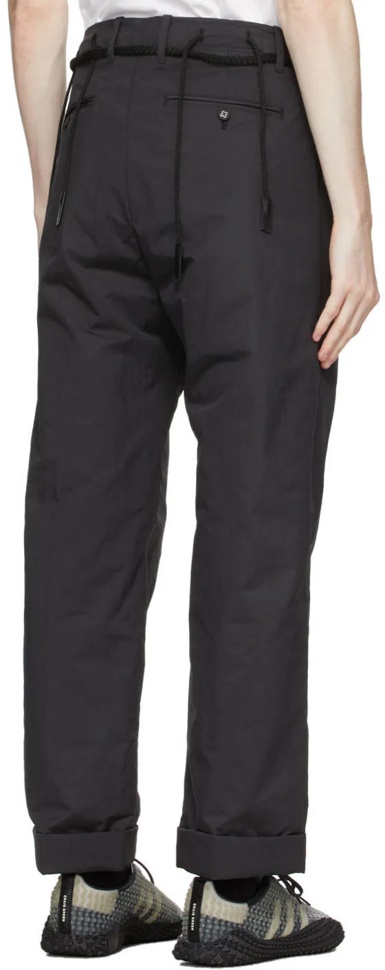 Craig Green Black Fold Trousers