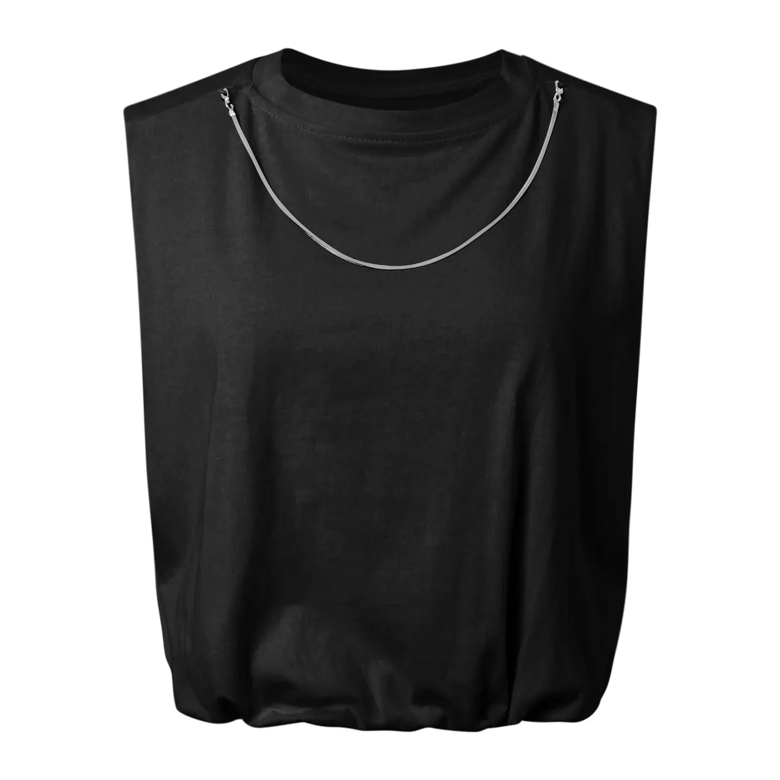 Fashion Sleeveless Solid Tank Top