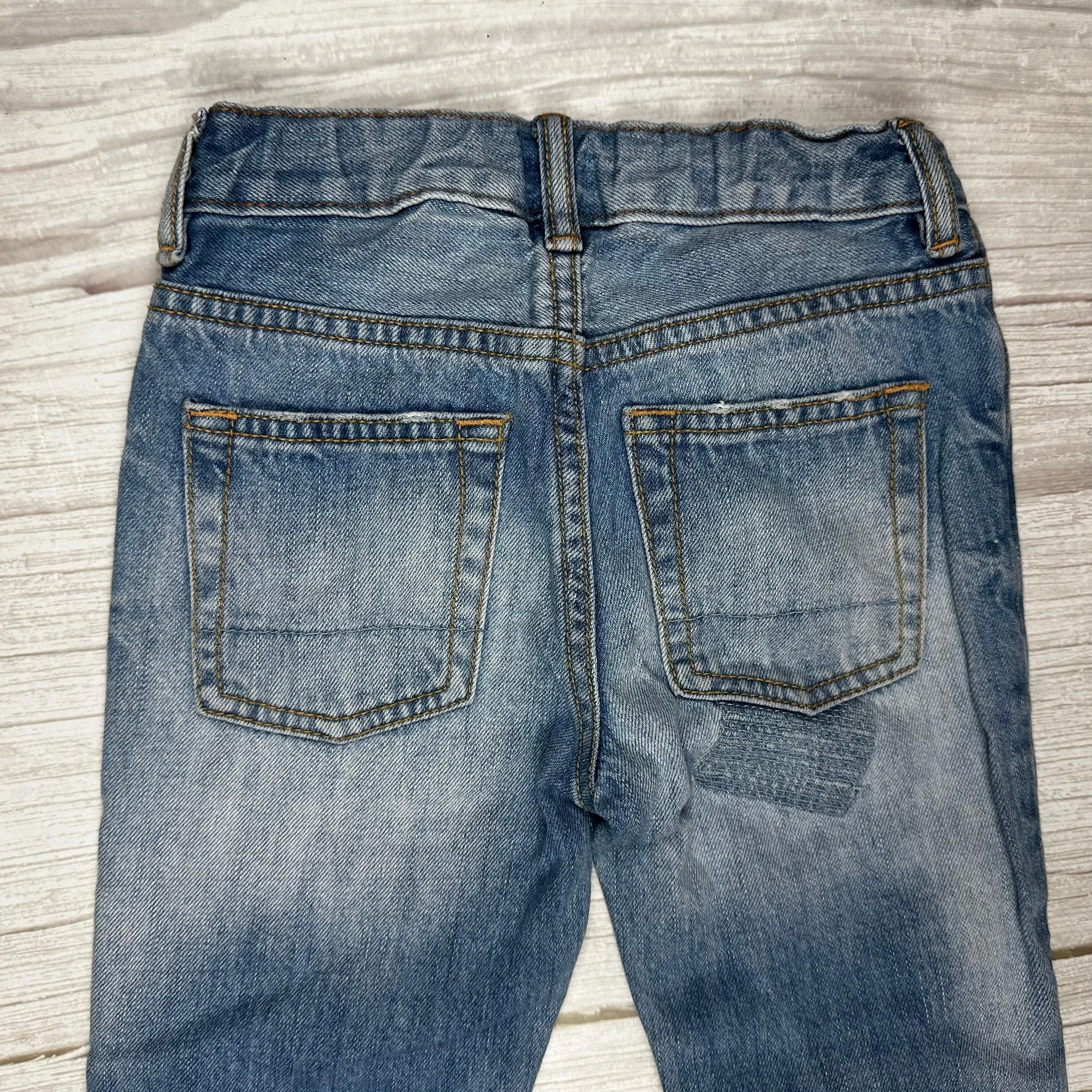 Gap straight leg Boys Distressed Jeans - Size 5Y