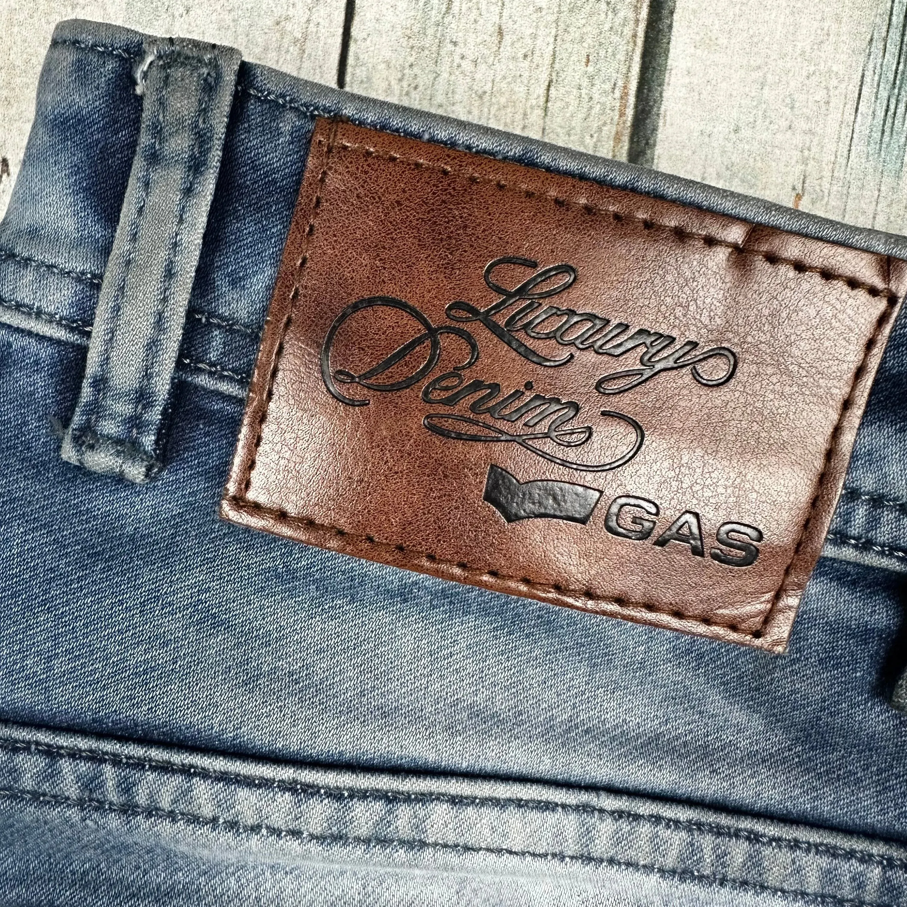 GAS Italian Mens Slim Fit Denim Jeans -Size 32