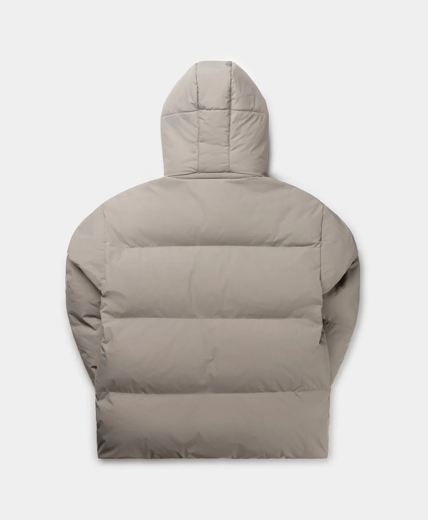 Grey Flannel Oversized Ricole Puffer