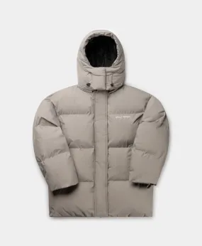 Grey Flannel Oversized Ricole Puffer