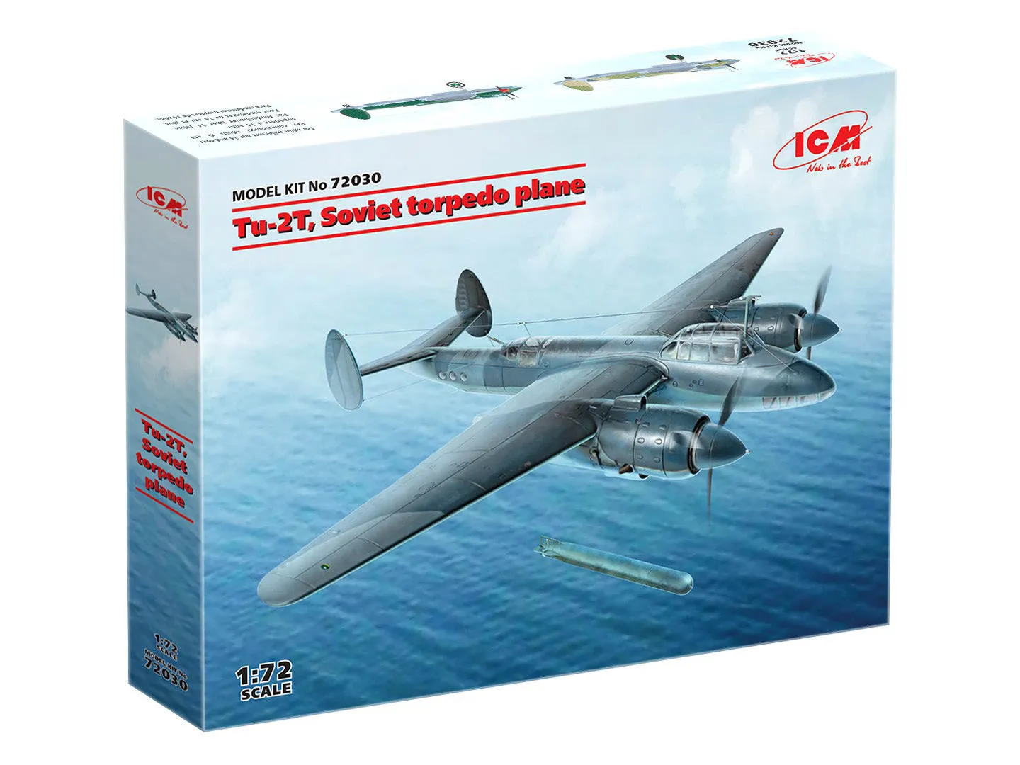 ICM 72030 1/72 Tu-2T Soviet Torpedo Bomber kit