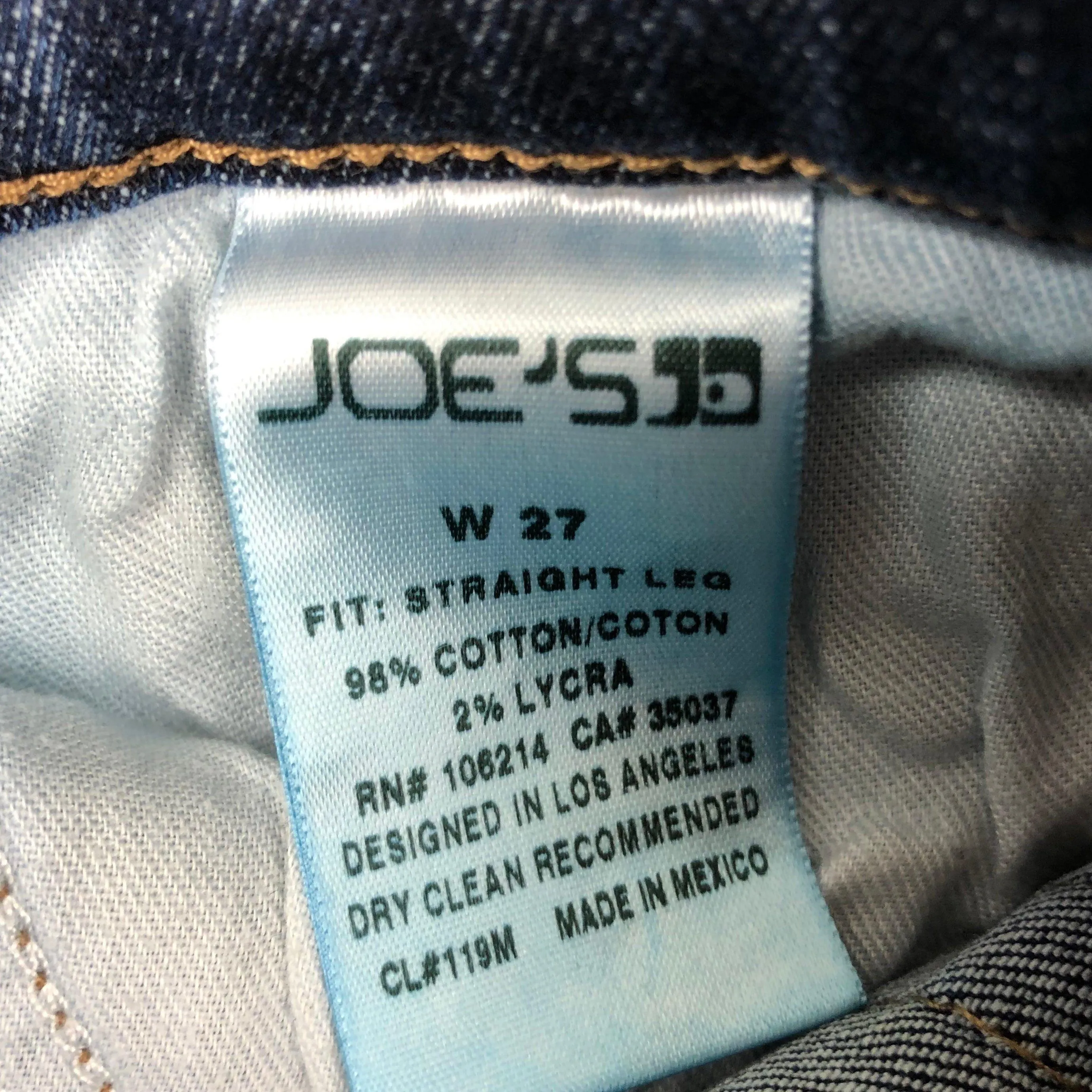 Joe's Jeans USA 'Straight Leg' Jeans -Size 27