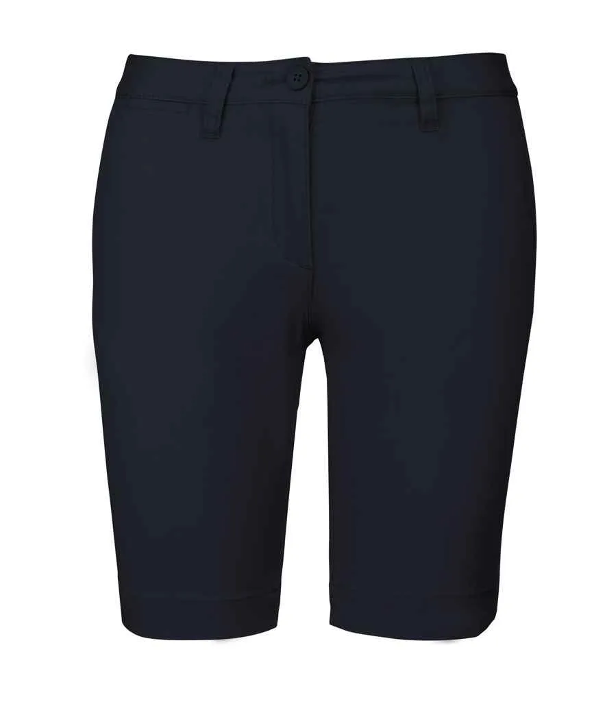 Kariban Ladies Chino Bermuda Shorts | Dark Navy