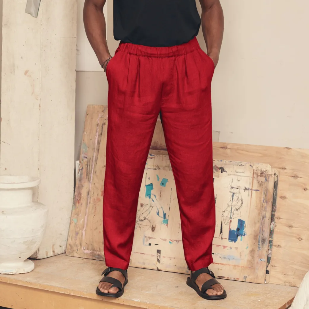 Lava Falls Linen Acorn Trousers