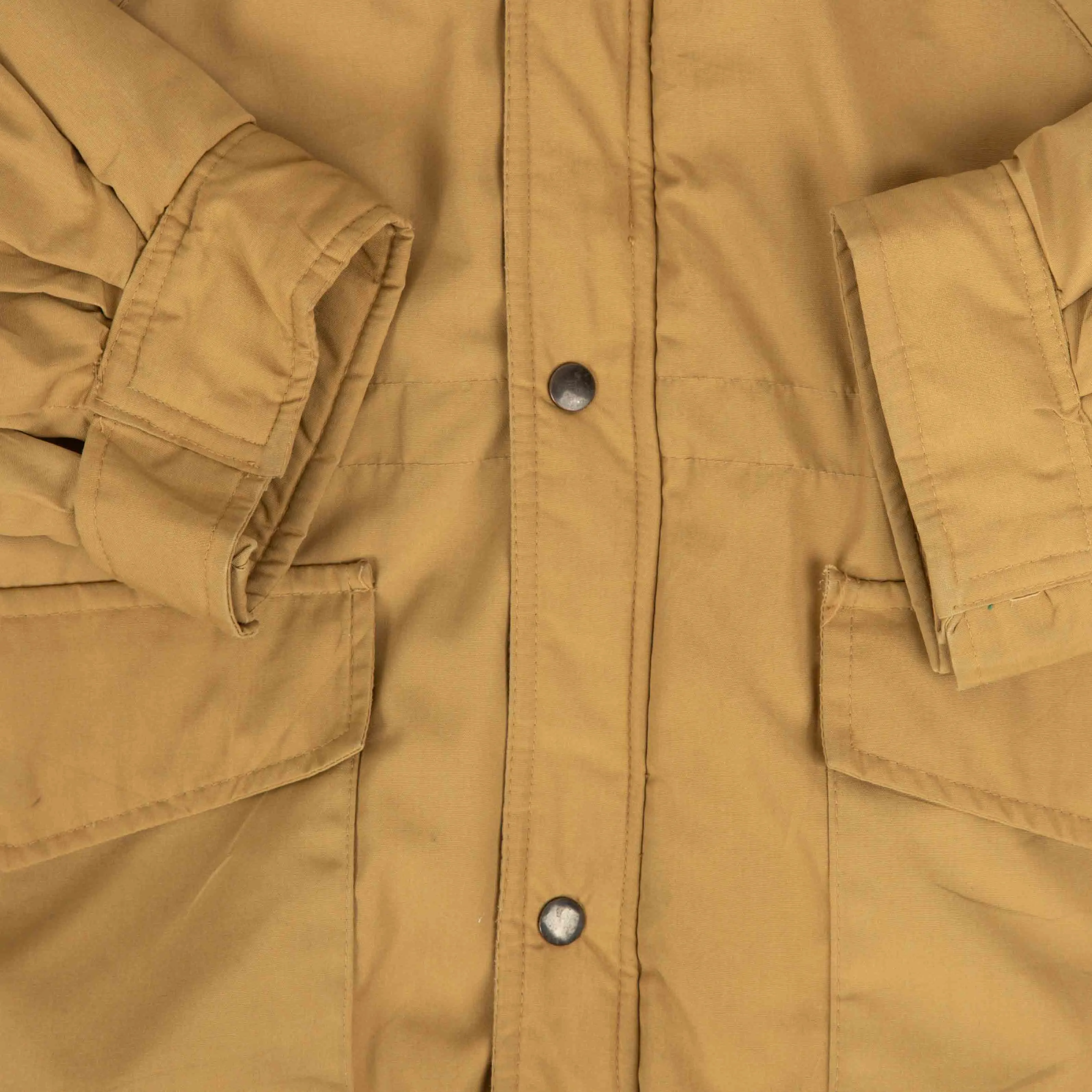 MEN'S VINTAGE 1980S HOODED PUFFER JACKET - X-LARGE