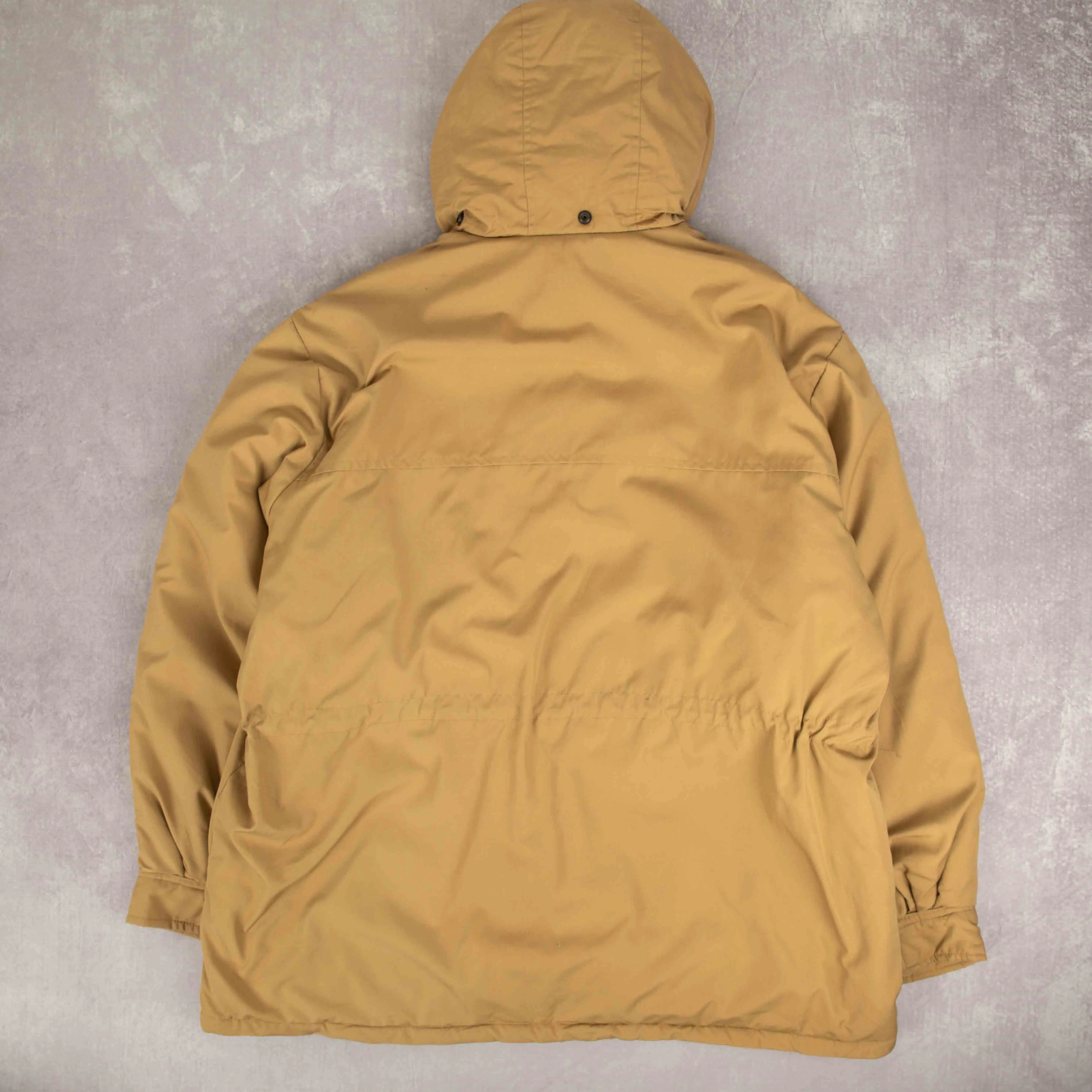 MEN'S VINTAGE 1980S HOODED PUFFER JACKET - X-LARGE