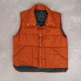 MEN'S VINTAGE 1980S JC PENNEY PUFFER GILET JACKET - LARGE