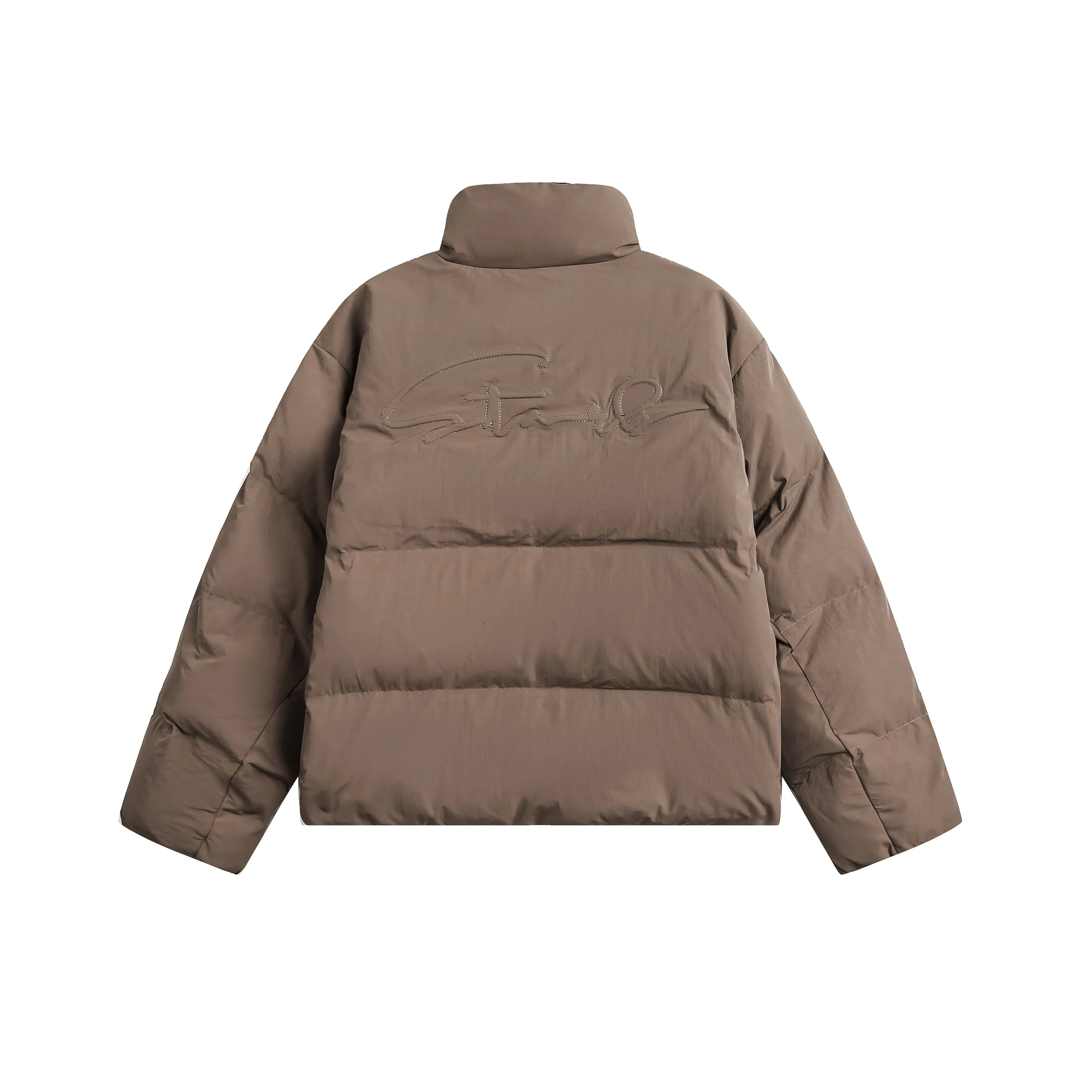 Modern Edge Zipper Detail Puffer