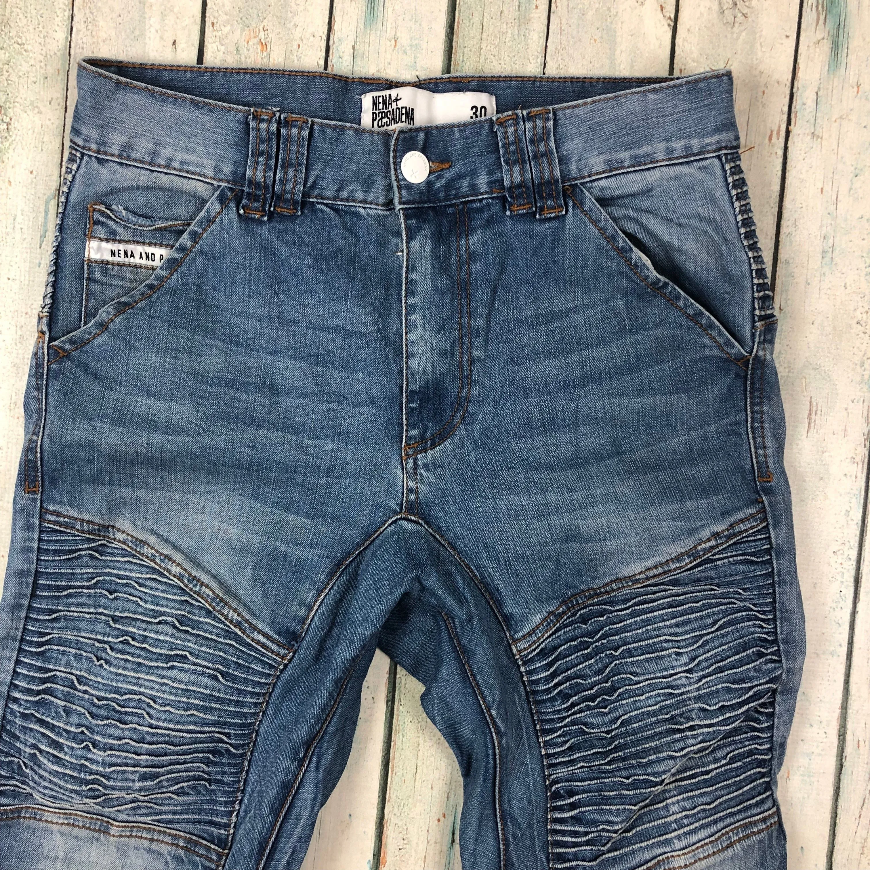 Nena & Paesadena Stretch Denim Jogger Jeans- Size 30