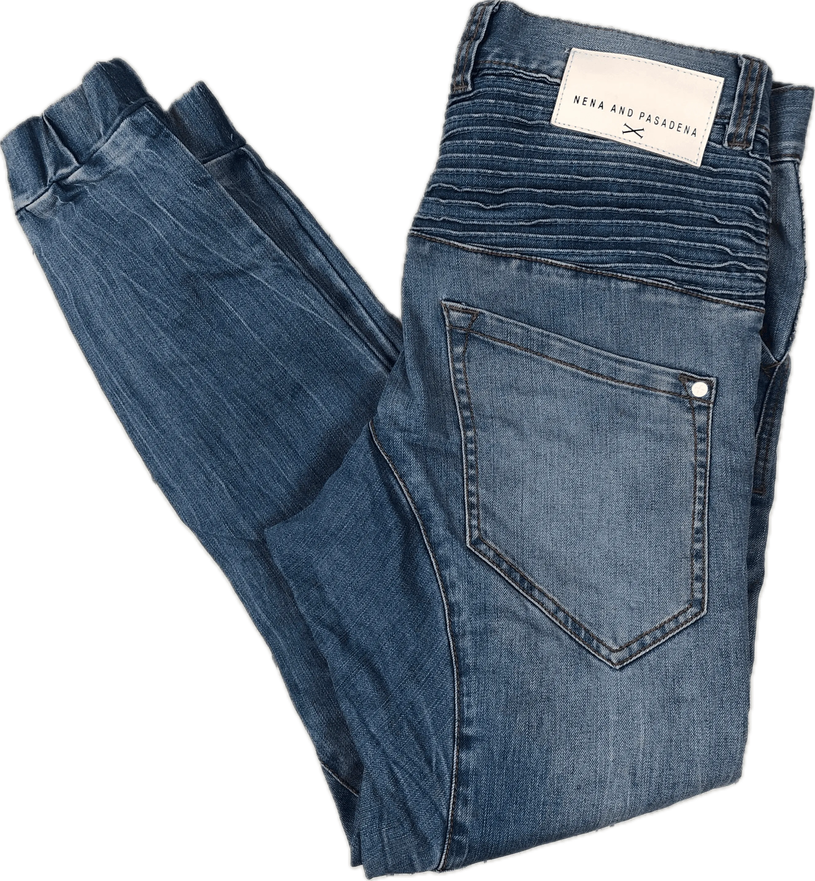 Nena & Paesadena Stretch Denim Jogger Jeans- Size 30