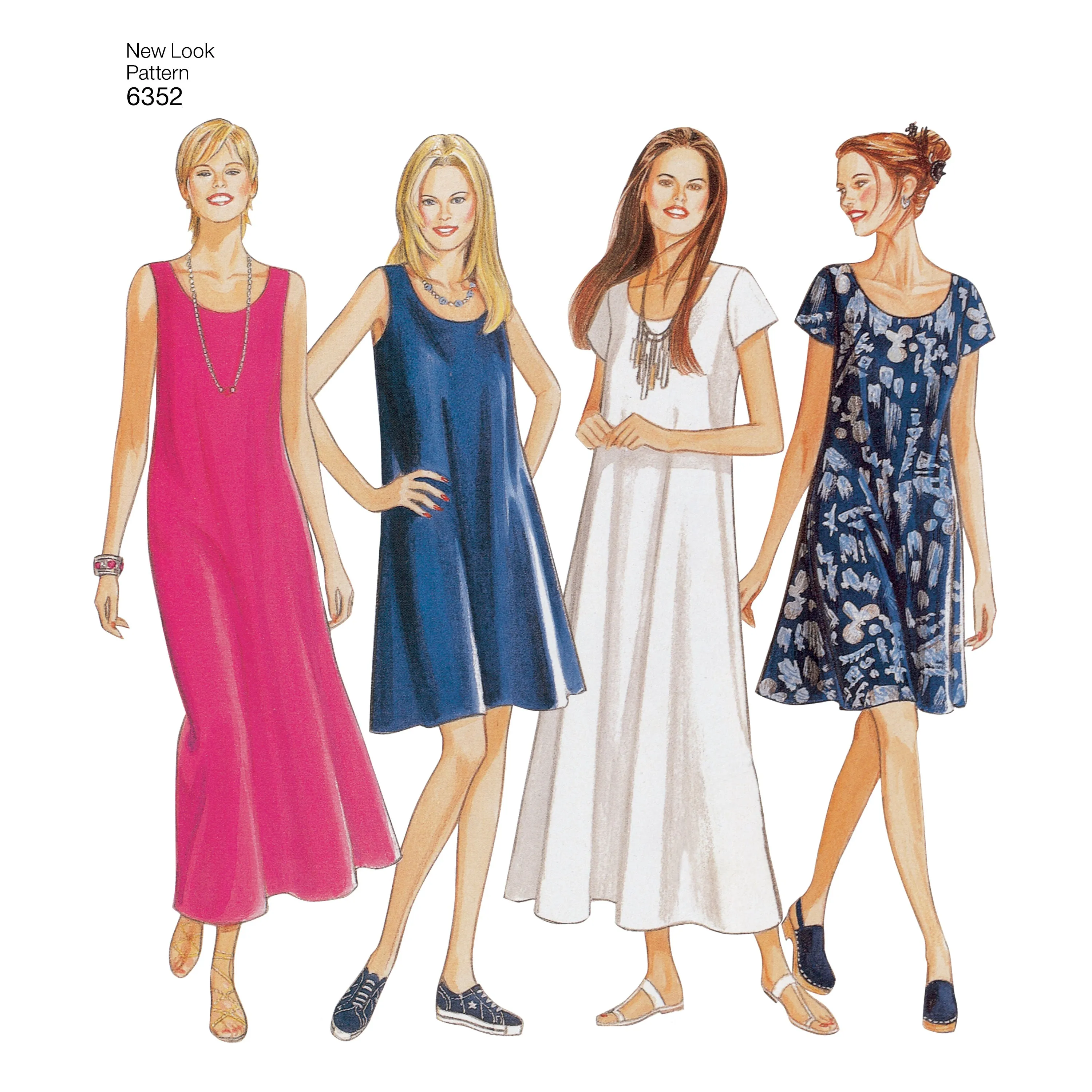 New Look Sewing Pattern 6352 - Misses Dresses