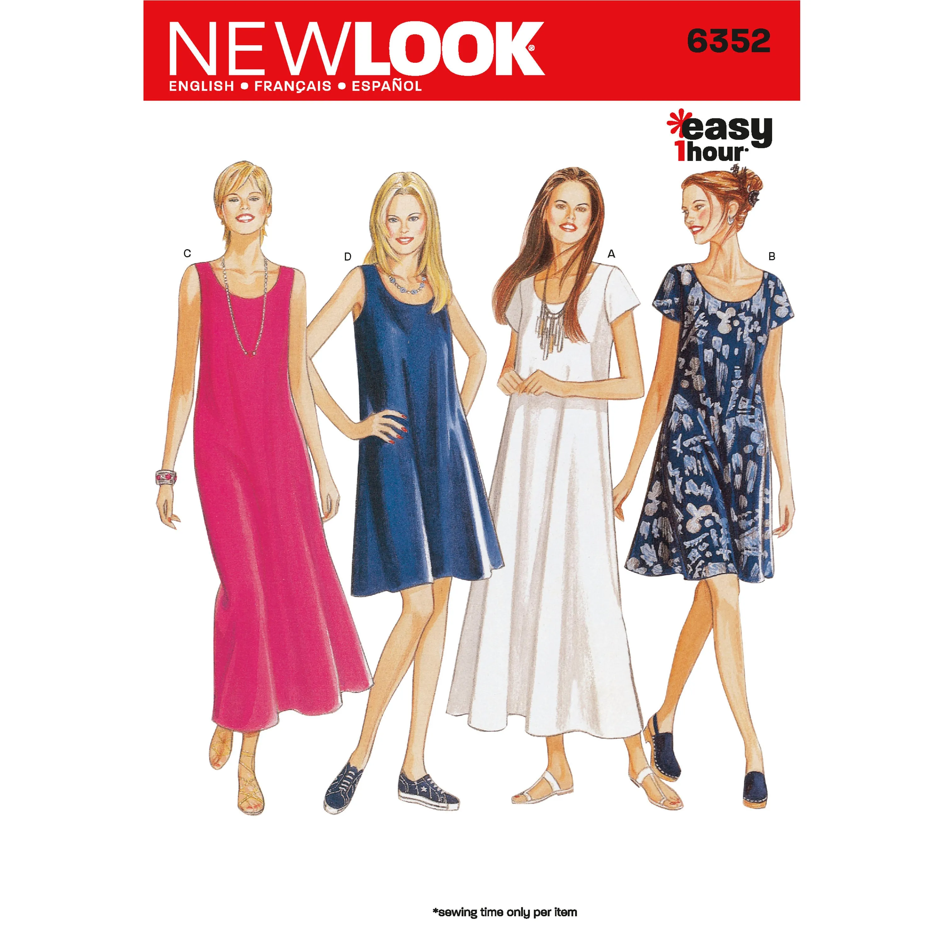 New Look Sewing Pattern 6352 - Misses Dresses