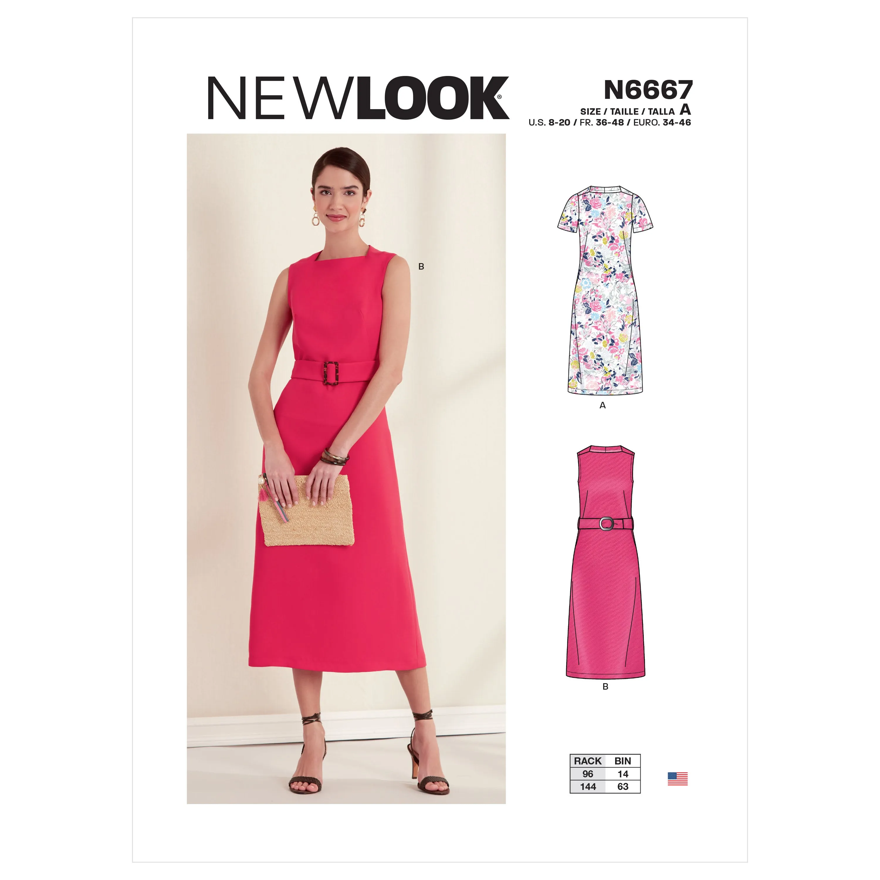 New Look Sewing Pattern N6667 - Misses' Dress