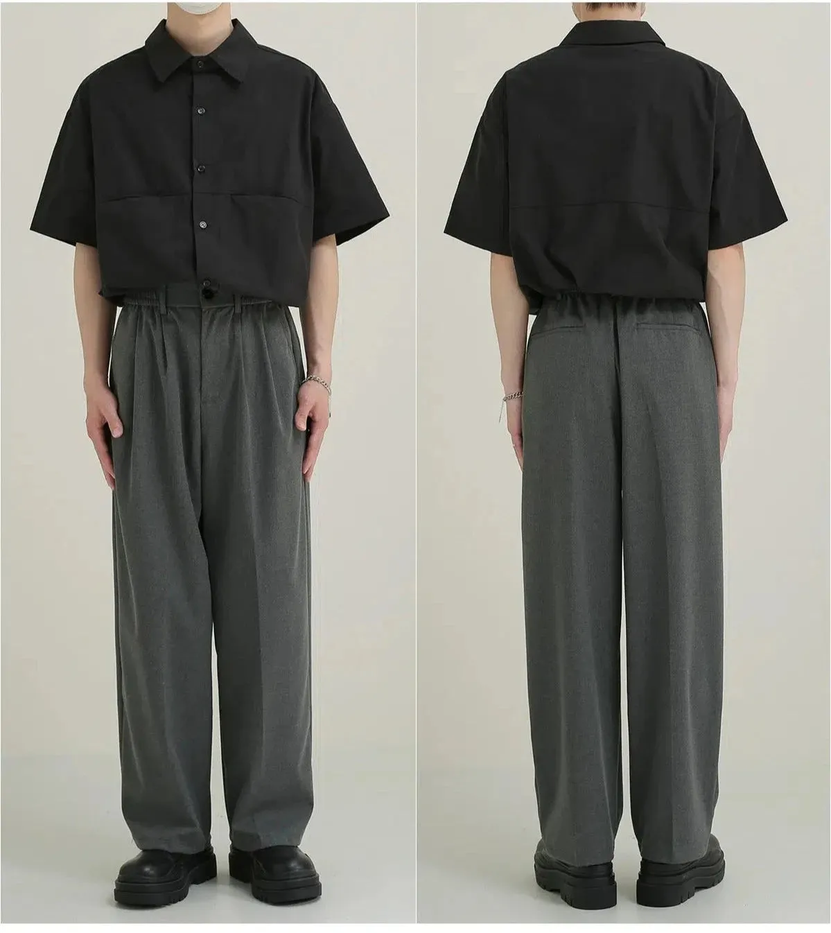 Relaxed Fit Drawstring Trousers