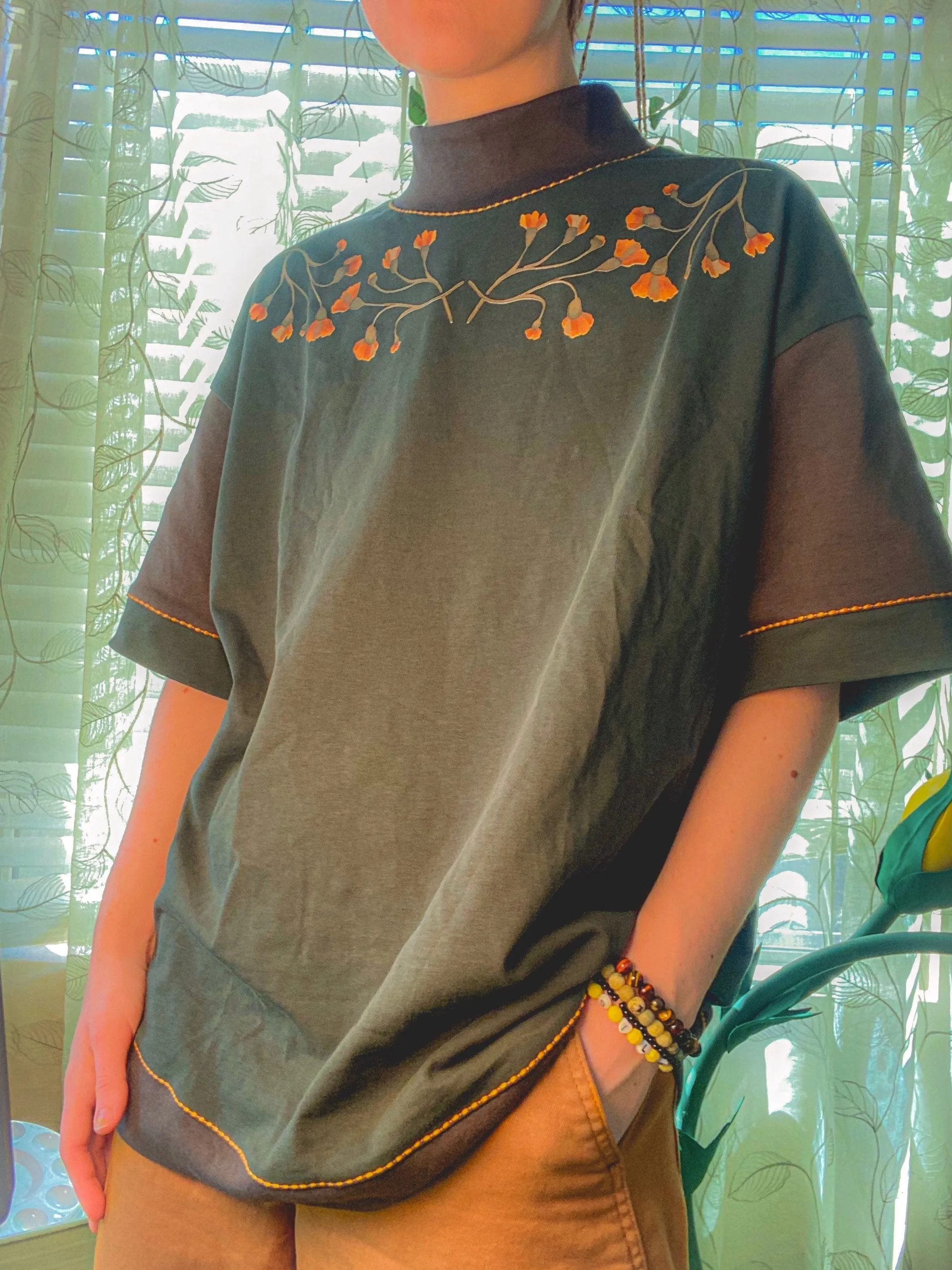 Self-Portrait Mock Neck