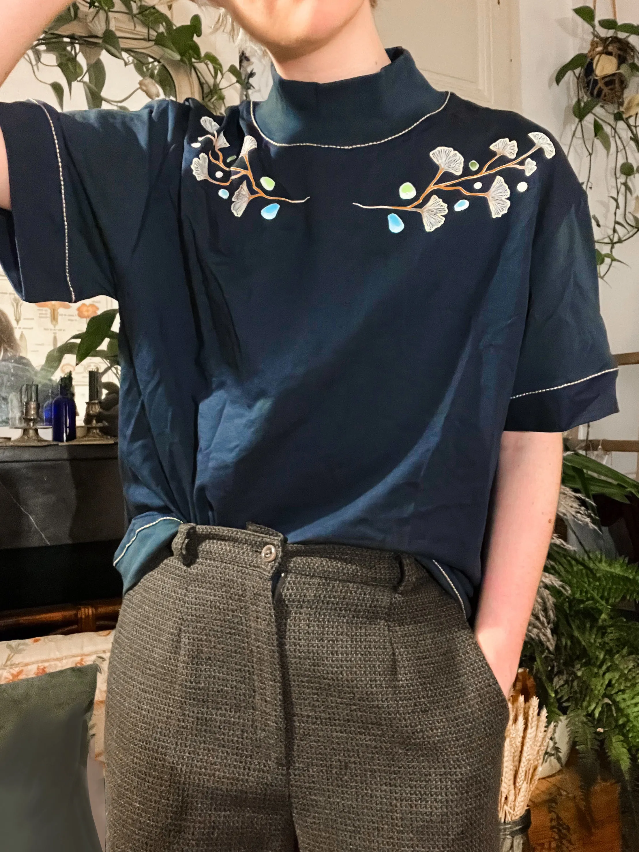 Tidal Pool Mock Neck