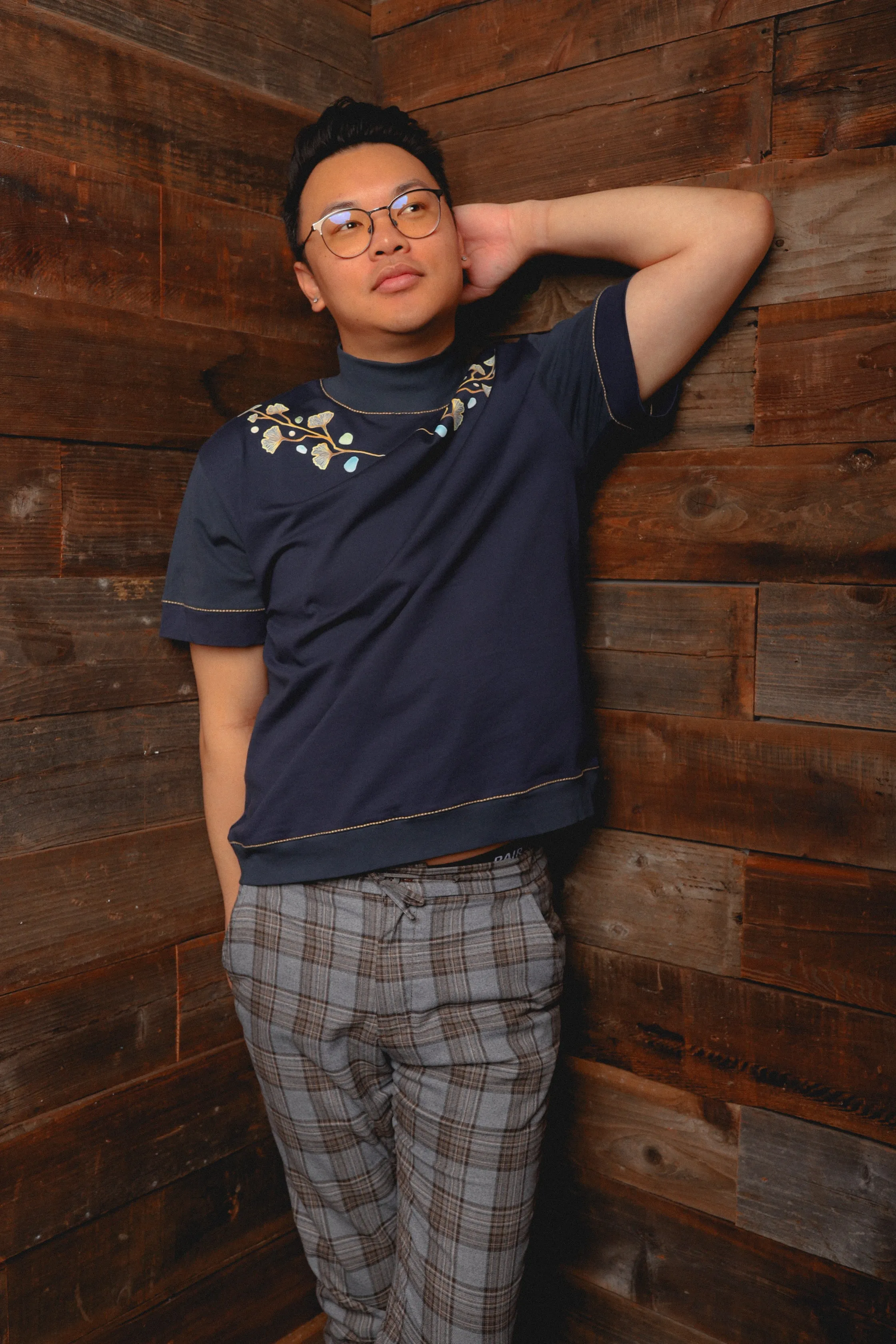 Tidal Pool Mock Neck