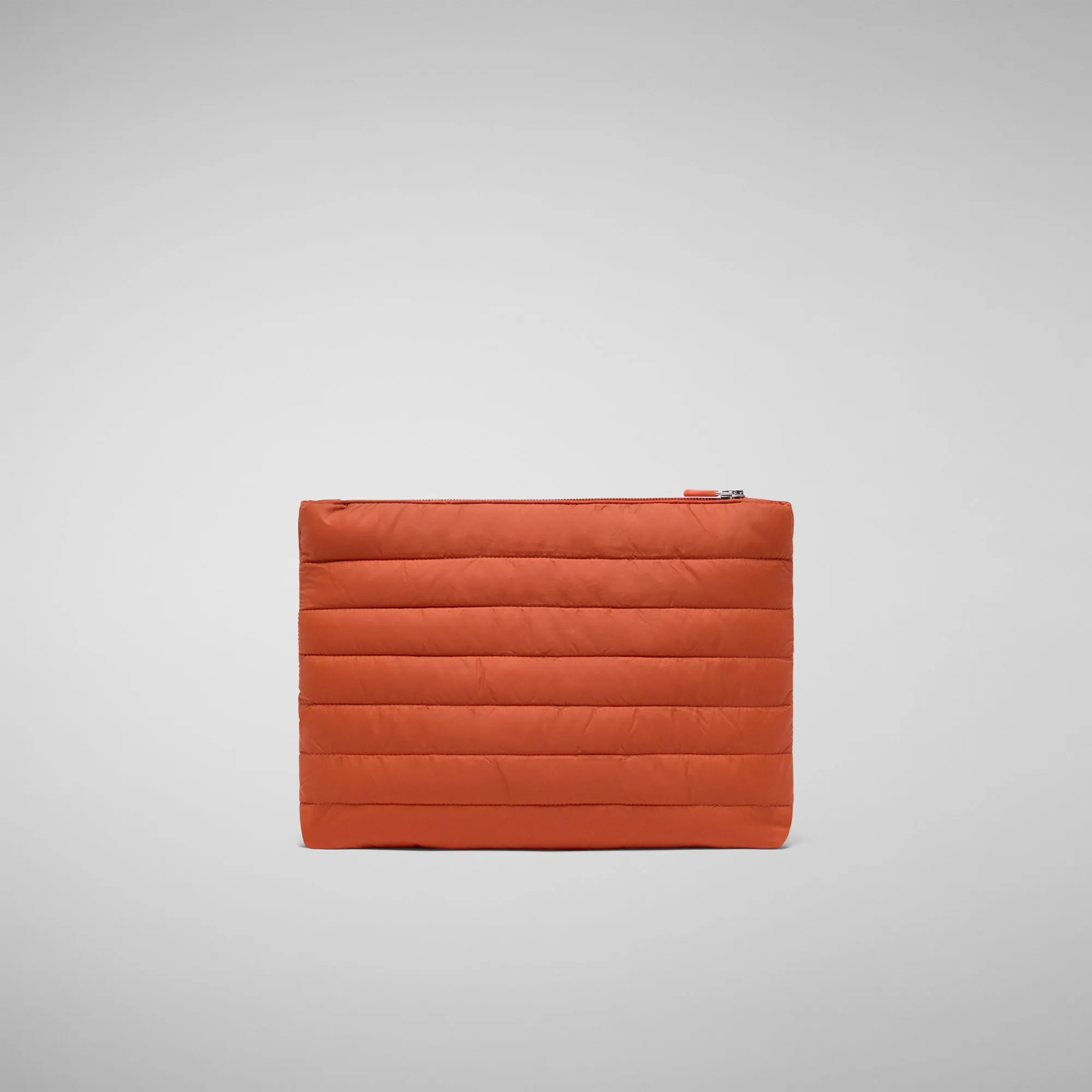 Unisex quilted pouch big Shaula in ginger orange