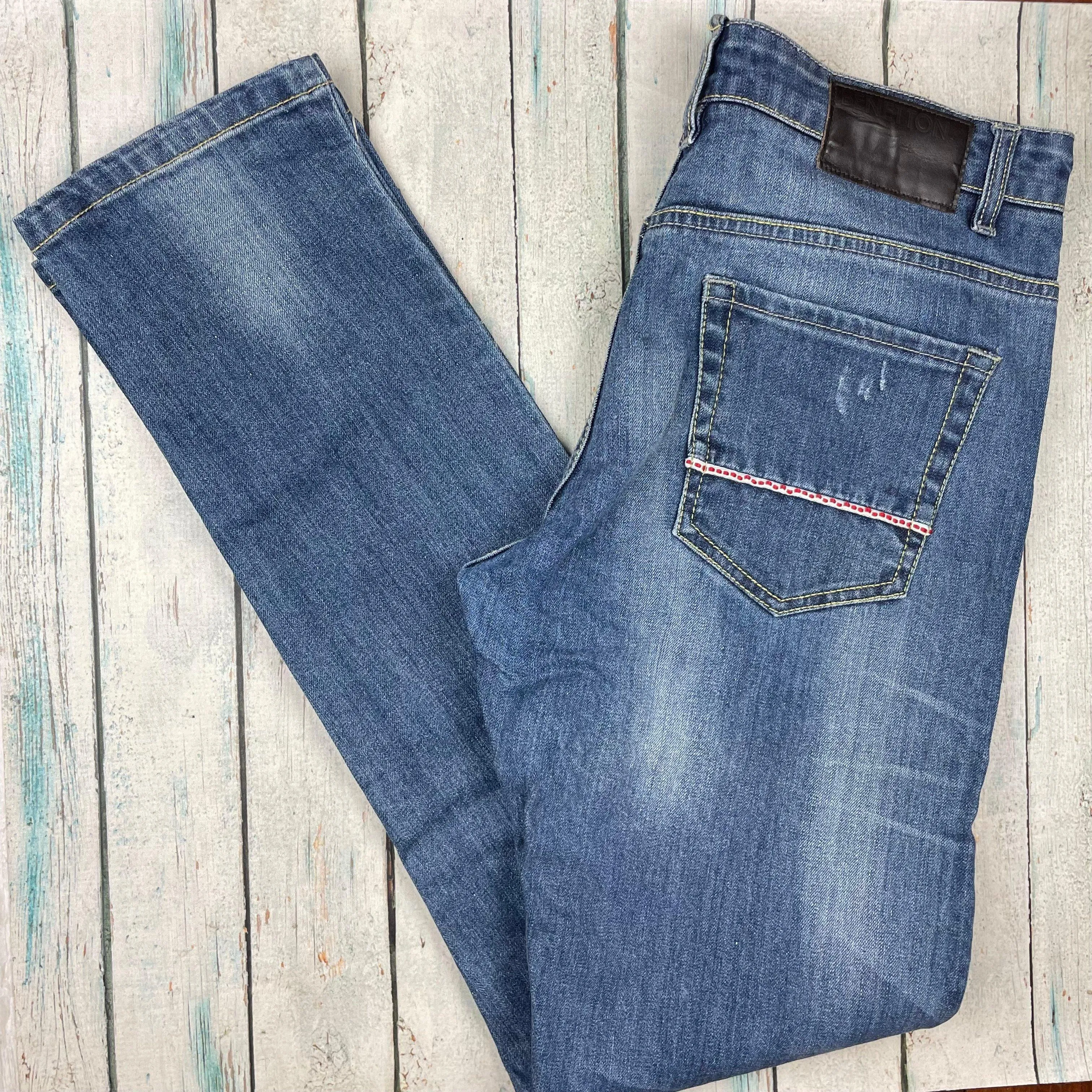 United Colors of Benetton Mens 'Slim' Fit Jeans- Size 34