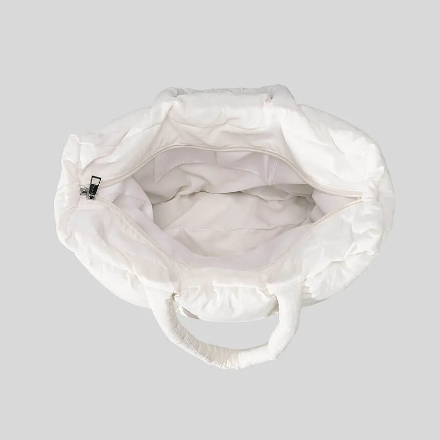 Winter Quilted Puffy Puffer Shoulder Tote Bags-Showtown